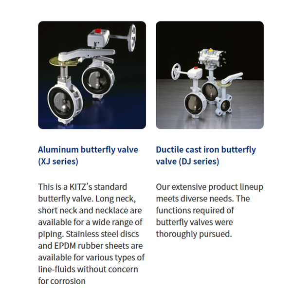 KITZ日本開滋閥門、10K電動蝶閥EXS100-10DJUE-100A