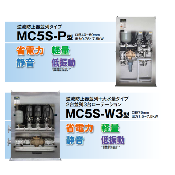 TERAL泰拉爾直連供水增壓泵MC5S-2020-0.75S2D