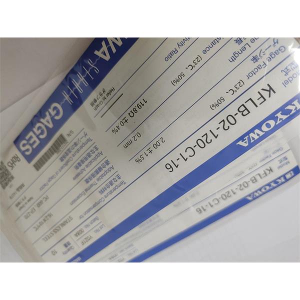 日本原裝進口KYOWA應變片KFGS-2-120-D9-23 L30C2S