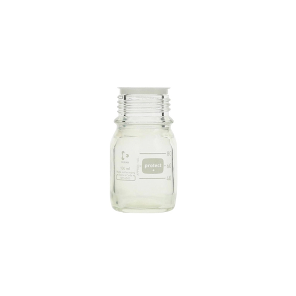 日本SIBATA柴田科學安全涂層螺口瓶寬口藍蓋7580-250 安