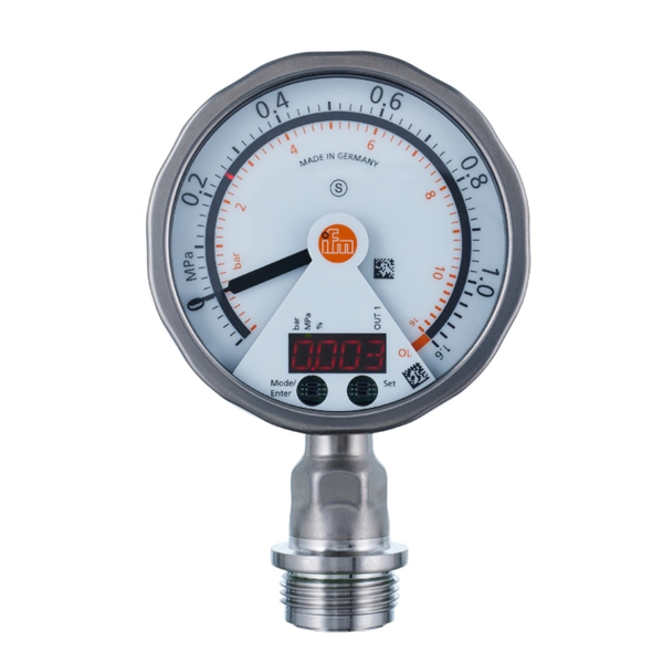 德國IFM易福門帶顯示屏的壓力傳感器PN2092 PN-100-SER14-MFRKG/US/ /V