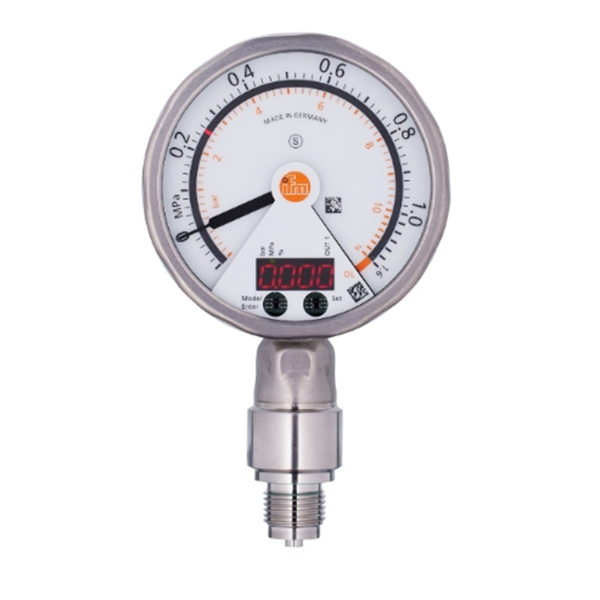德國IFM易福門帶模擬顯示屏的齊平式壓力傳感器PG2438 PG-,25BREB12-MFRKG/US/ /P