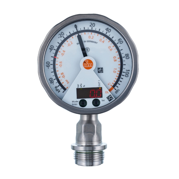 德國IFM易福門帶模擬顯示屏的齊平式壓力傳感器PG2438 PG-,25BREB12-MFRKG/US/ /P