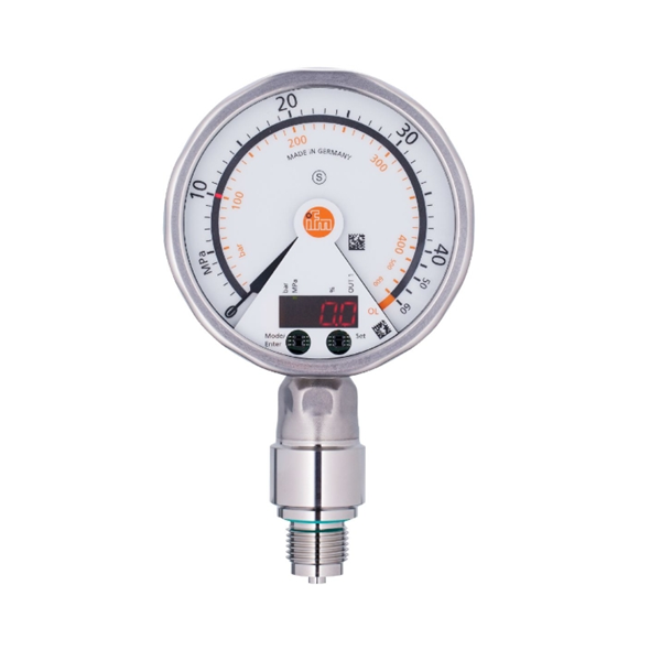 德國IFM易福門帶模擬顯示屏的齊平式壓力傳感器PG2438 PG-,25BREB12-MFRKG/US/ /P