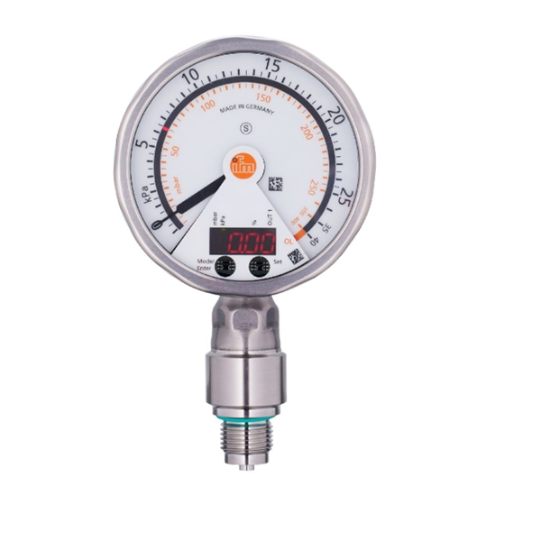 德國IFM易福門帶模擬顯示屏的齊平式壓力傳感器PG2438 PG-,25BREB12-MFRKG/US/ /P