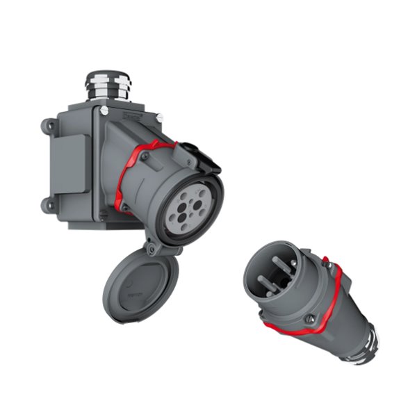 法國Marechal高溫插頭和插座125A–690V–IP66/IP67金屬