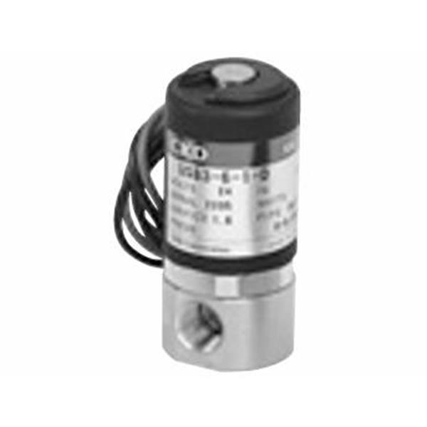 CKD喜開理多種流體小型直動式2通電磁閥USB3-6-2-B-DC24V