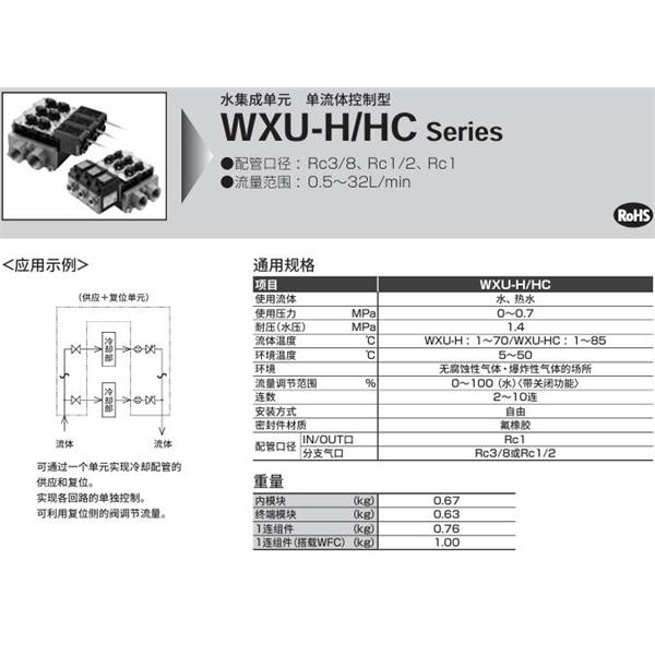 CKD喜開理水集成單元WXU-HC-6-R-15-600-PA-L3